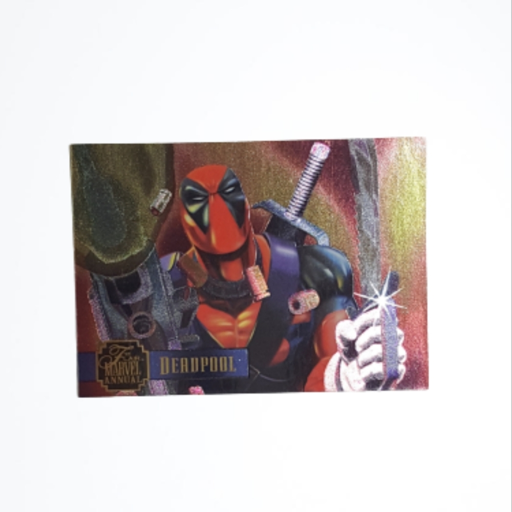 1995 Flair Marvel Annual power blast Deadpool #17. Card is in NM condition.